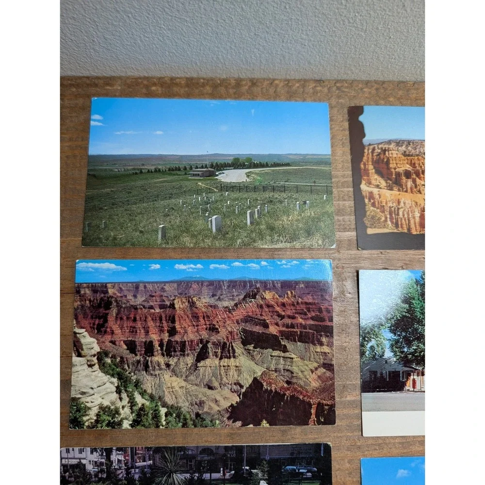 Vintage 1960s National Park Postcard Lot 8pc Bryce Grand Canyon Utah Arizona CO